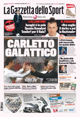 La prensa italiana encumbra a Ancelotti: "Carletto, galáctico"