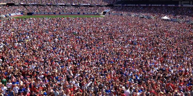 El Soldier Field de Chicago vibra con los octavos del Mundial