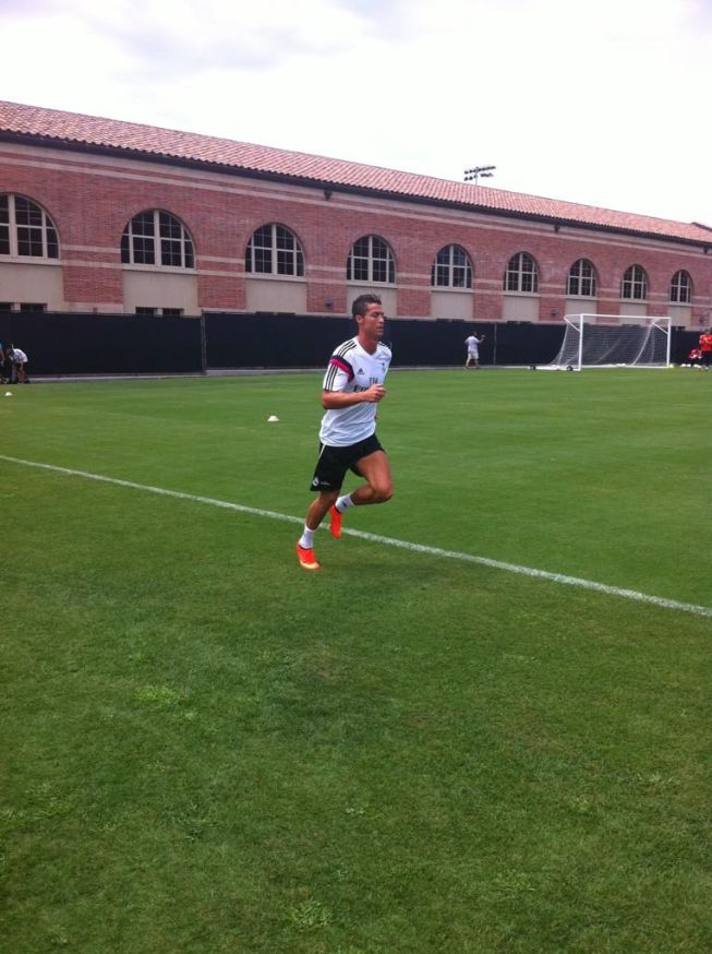 CR7 in first pre-season session as Real Madrid train at UCLA