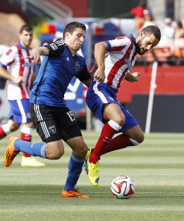 Buen juego de un Atlético al que sólo le faltó marcar un gol