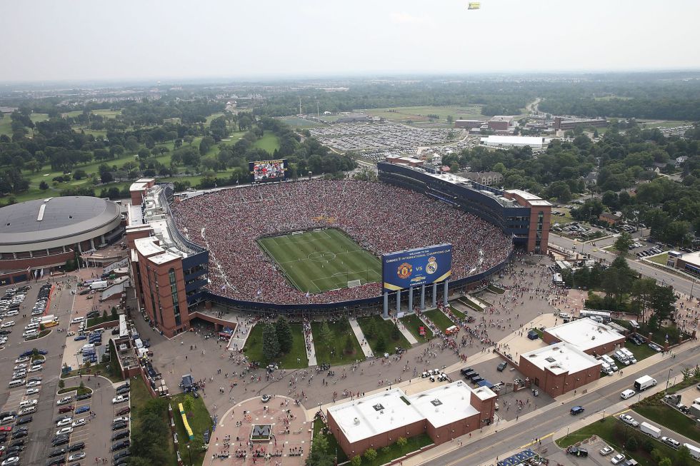 109.318 espectadores vieron el Real Madrid-Manchester United