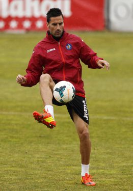 Juan Rodríguez, en un entreno.