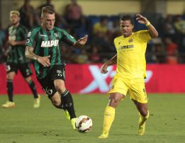 Dos Santos, en un partido de pretemporada frente al Sassuolo.