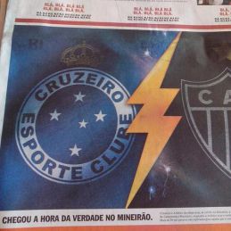 "Llegó la hora de la verdad en el Mineirão" fue la única frase escrita en la portada del periódico este miércoles.