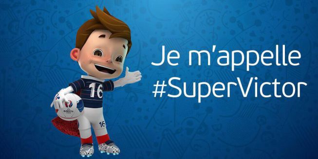 La mascota de la Eurocopa 2016 se llamará "SuperVictor"