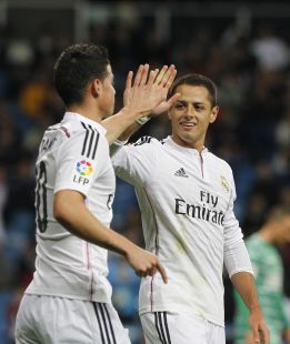 Chicharito tiene el segundo promedio goleador del equipo