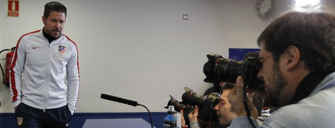 Simeone avisa: "El césped no va a estar en el mejor estado" Simeone avisa: "El césped no va a estar en el mejor estado"