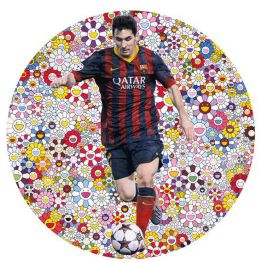 El lienzo 'Messi y un universo de flores', vendido por 428.000 €