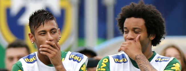 Marcelo, Neymar y Miranda, en la lista de Brasil de Dunga Marcelo, Neymar y Miranda, en la lista de Brasil de Dunga