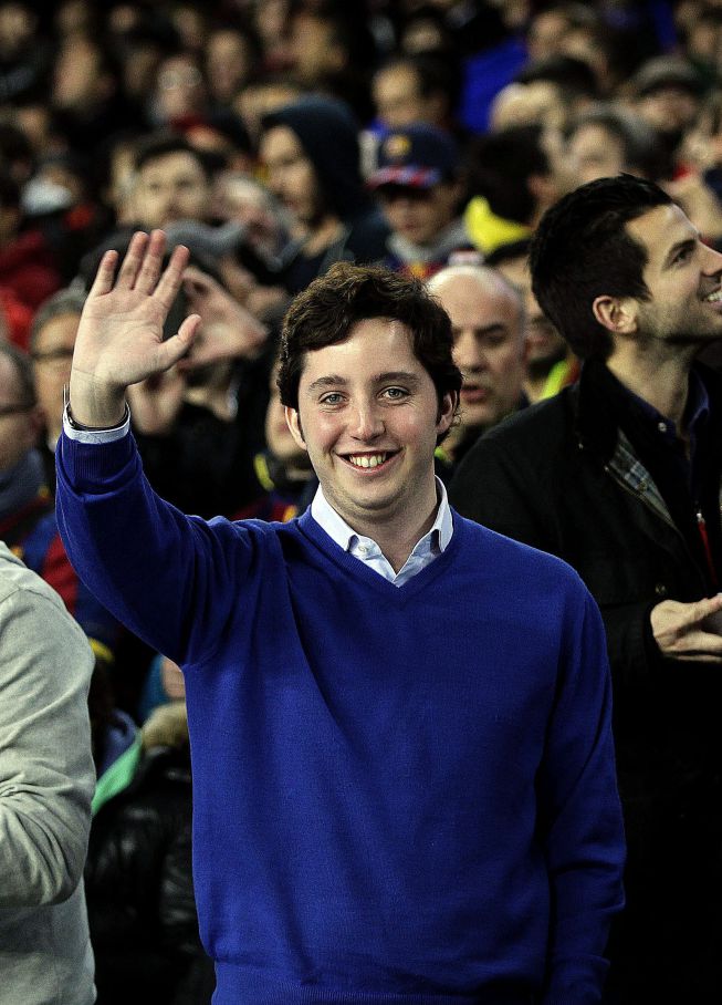 El pequeño Nicolás disfrutó del Clásico en el Camp Nou