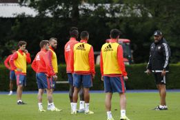 Barragán, ausente en el entrenamiento por lesión