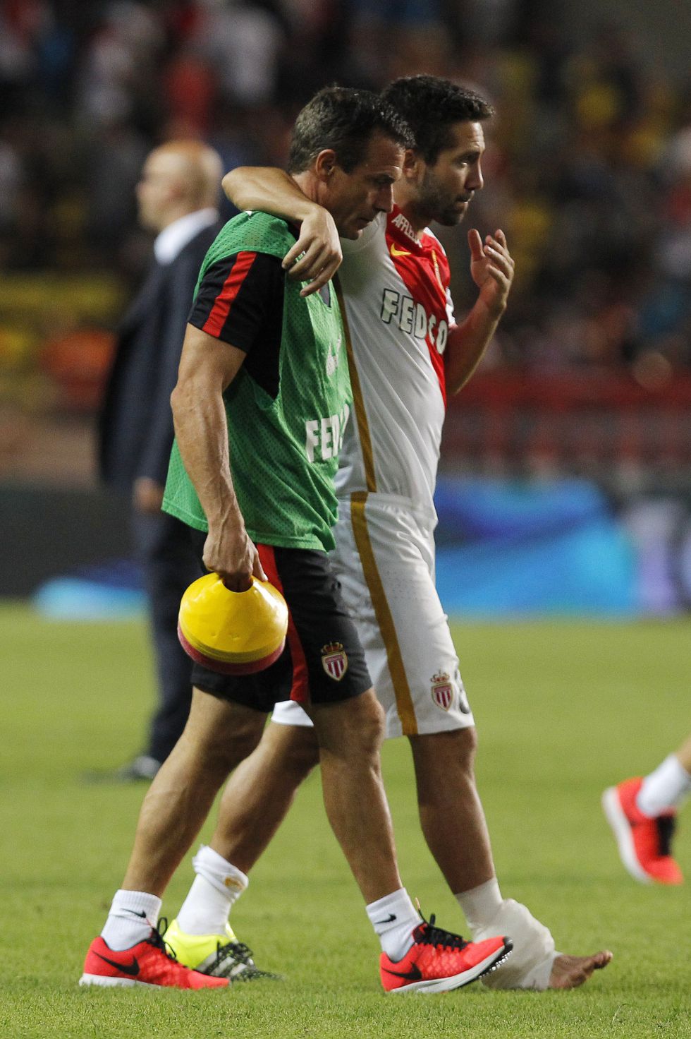 Moutinho y Kurzawa, lesionados en el Mónaco, rival del Valencia