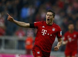 Exhibición de Lewandowski: cinco goles en nueve minutos