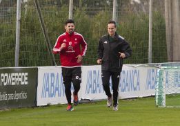Nolito sigue al margen del grupo por una rotura fibrilar