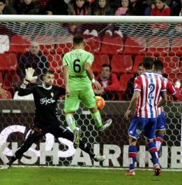 Cala anota el primer gol del Getafe ante el Sporting de Gijón