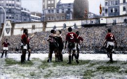 El Manchester pierde bajo la nieve en San Mamés (1957)