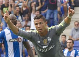 Cristiano marcó cinco goles al Espanyol en su gran día