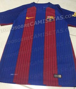 Filtrada la camiseta de la campaña 16-17... sin publicidad