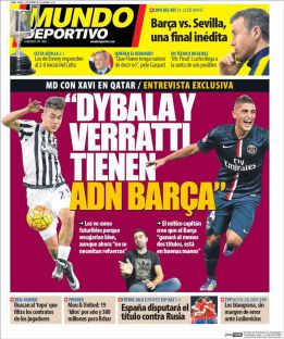 Xavi a MD: "El Madrid está un escalón por debajo del Barça"