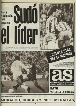 Así fue el AS del 23F de 1981: el Atleti líder y el Madrid a palos