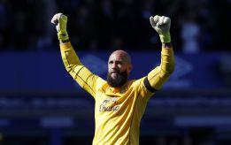 El portero del Everton Tim Howard