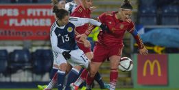 España empata ante Escocia 'in extremis' con gol de Virginia