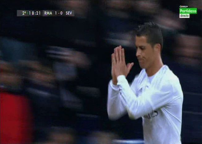Cristiano apologises to Real Madrid fans for penalty miss
