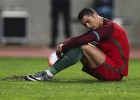 Las imágenes de Cristiano Ronaldo en el amistoso Portugal-Bulgaria