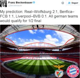 Beckenbauer predice que se clasifican todos los alemanes