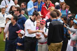 Bale, espectador de lujo del Open de España de golf