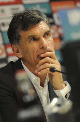 Mendilibar: "En lo que queda, no hay que bajar los brazos"