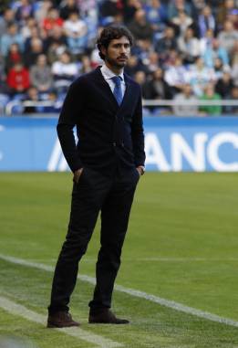 El entrenador del Deportivo, Víctor Sánchez del Amo, durante un partido de Liga BBVA.