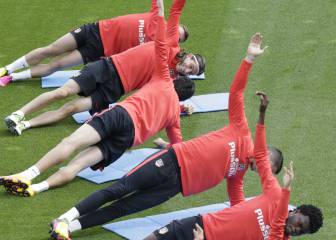 Oblak, baja en la vuelta del Atlético a los entrenamientos