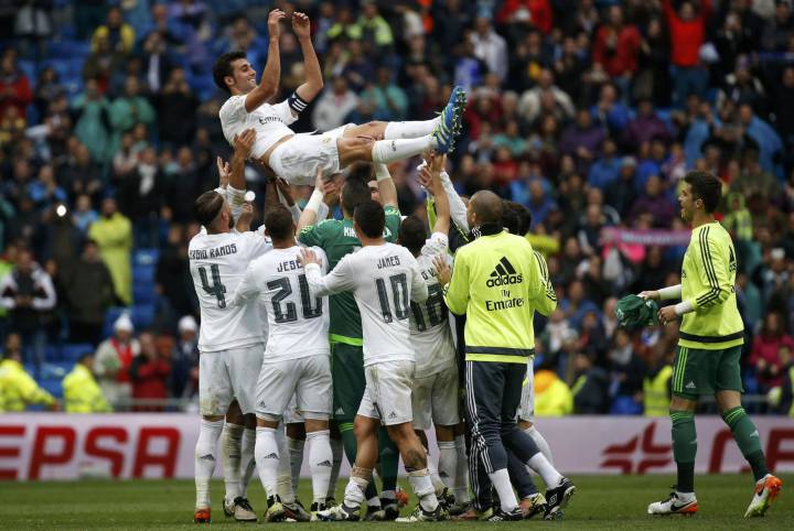 Despedida de Arbeloa del Real Madrid en el Bernabéu