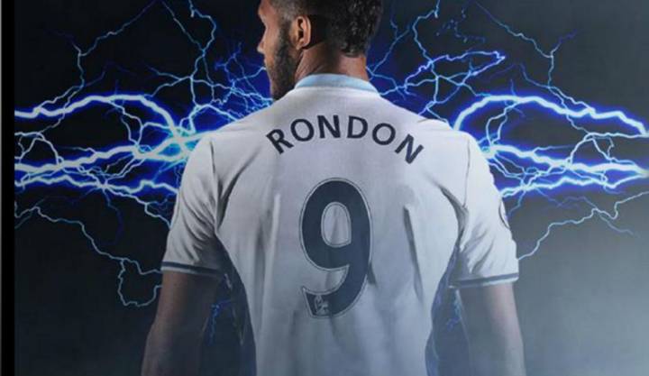 Salomón Rondón utilizará la "9" en la próxima temporada