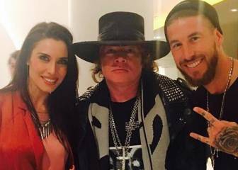 Sergio Ramos takes Axl Rose down to paradise city