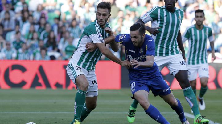 Sigue el partido de Liga BBVA entre el Betis y el Getafe, disputado hoy domingo 15 de mayo a las 19:30 horas