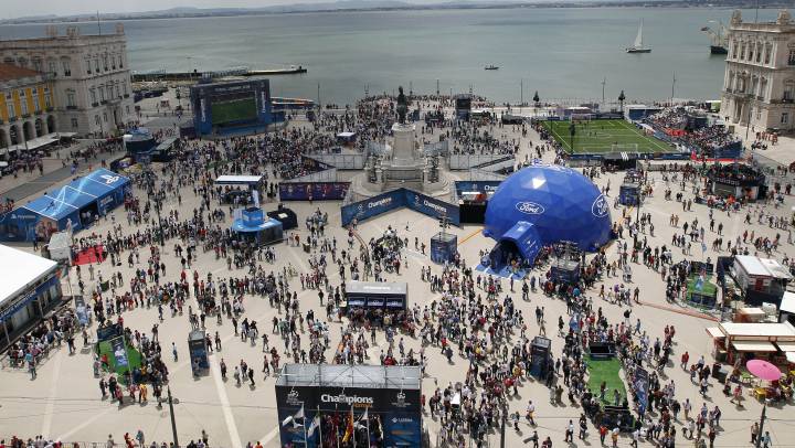 Buffon y Mendieta, atracciones en el 'Festival Champions'