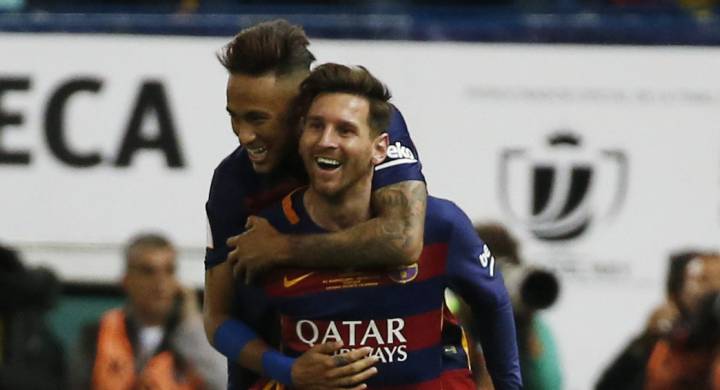 Neymar and Messi