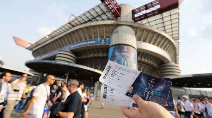 Champions League final tickets going for 2,000 euros