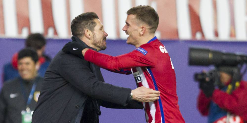 Image result for Griezmann and Simeone