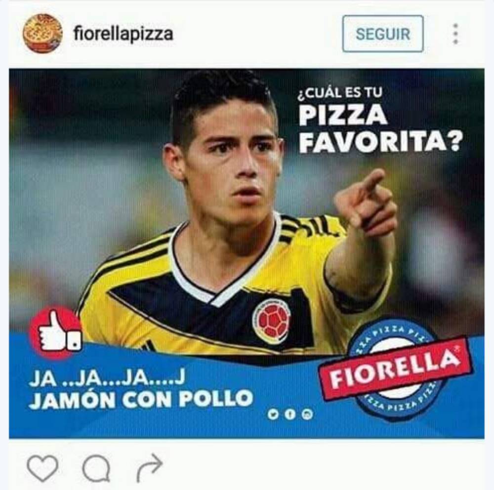 La tartamudez de James protagoniza un anuncio de pizza