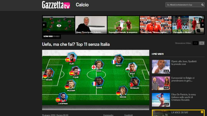 En Italia también indigna el 11 de la Euro: "¿Qué haces UEFA?"