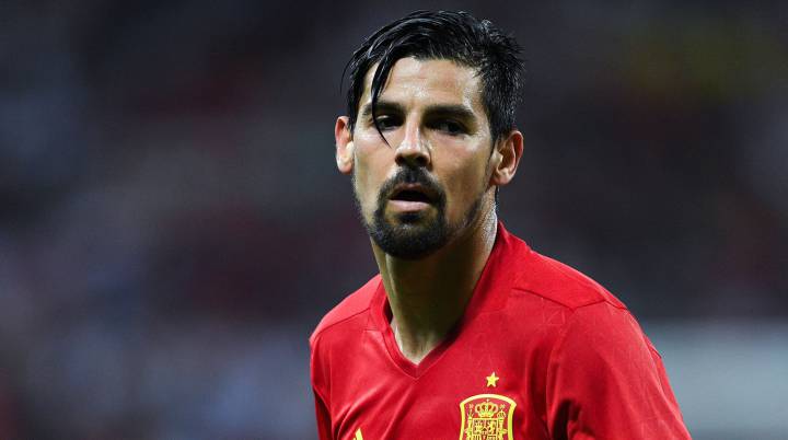 Nolito, pictured playing for Spain is reported to be on his way to Manchester City with Pep Guardiola.