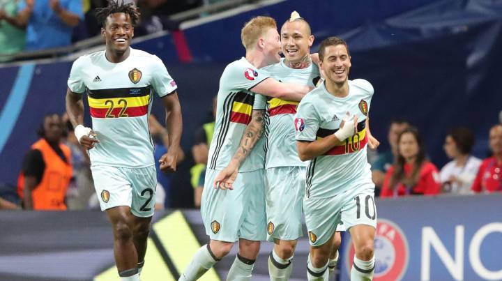 Hazard desata a Bélgica y se enfrentará a Gales en cuartos