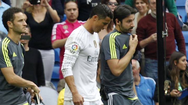 Cristiano Ronaldo con el Real Madrid