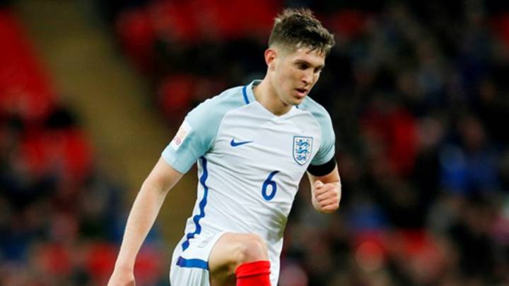 John Stones, durante un partido de Inglaterra.