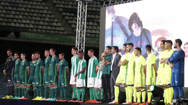 El Betis vestirá totalmente de amarillo con su 3ª equipación