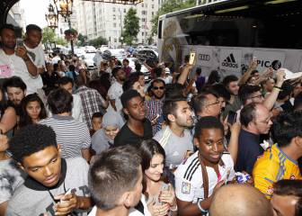 Caos y golpes cuando el Real Madrid llegó a Montreal
