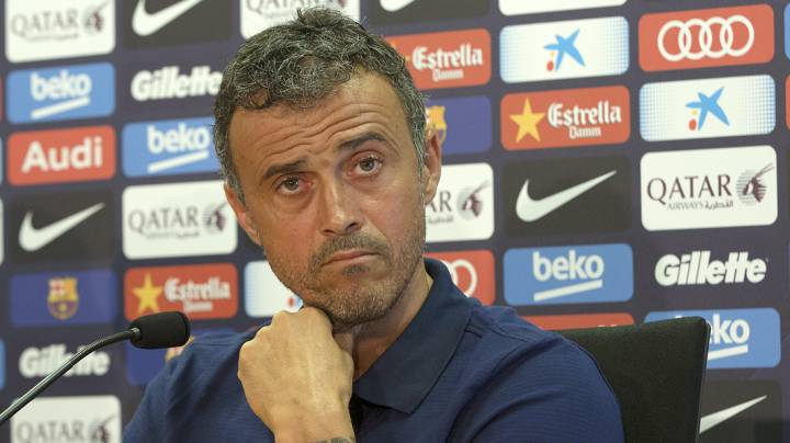 Luis Enrique's first pre-season press conference: ten phrases